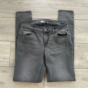 Old Navy Gray Skinny Jeans with Faded Wash
